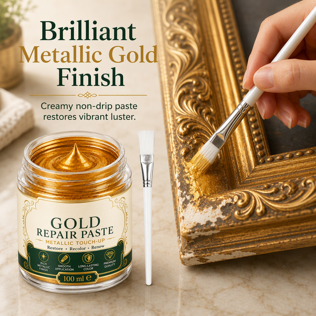 🔥 Black Friday Special Offers🔥Gold Metallic Refinishing Repair Paste with Brush
