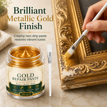 🔥 Black Friday Special Offers🔥Gold Metallic Refinishing Repair Paste with Brush