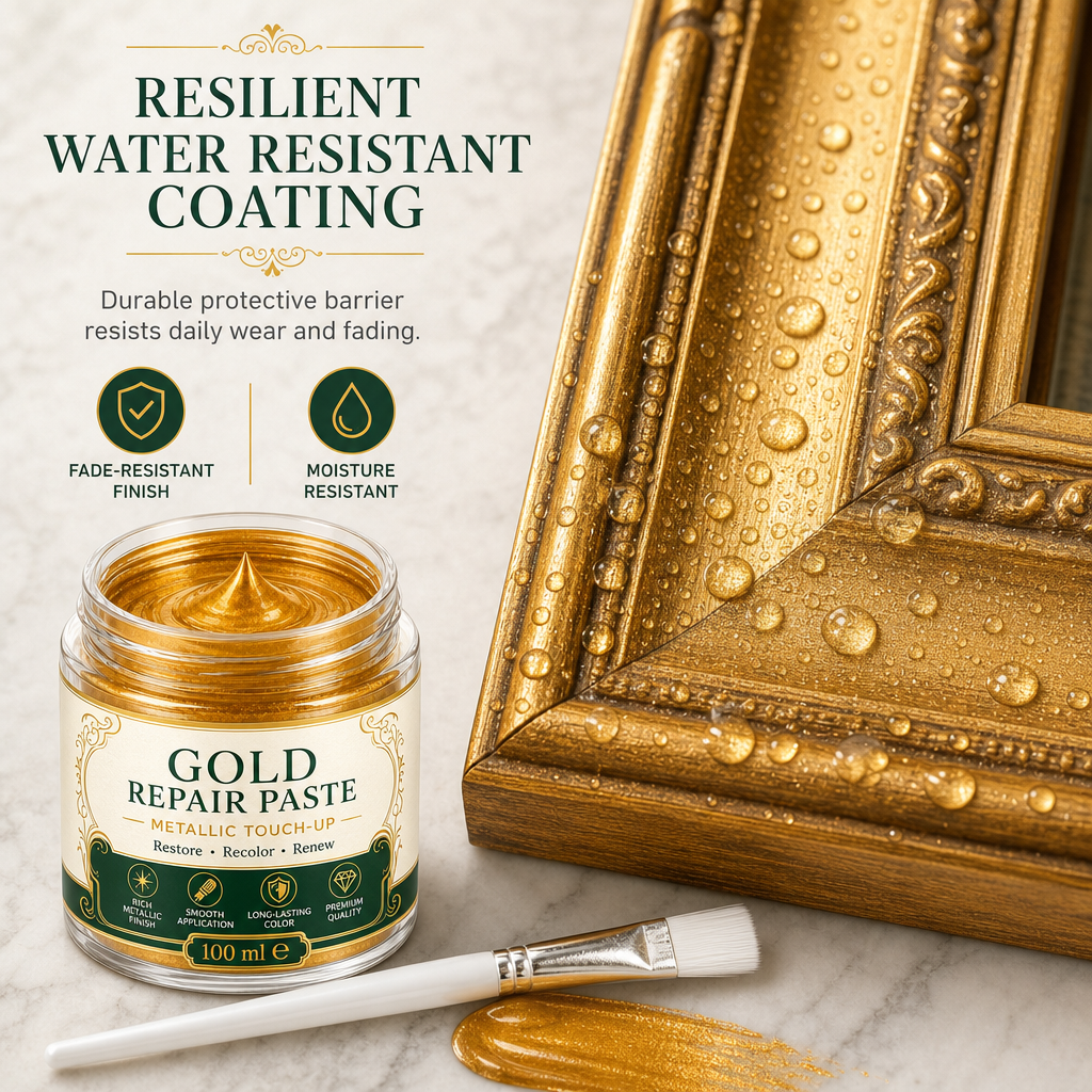 🔥 Black Friday Special Offers🔥Gold Metallic Refinishing Repair Paste with Brush