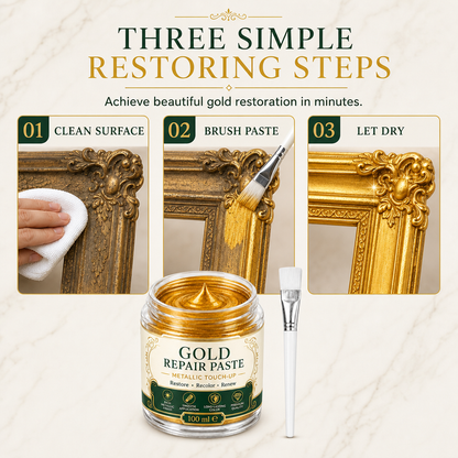 🔥 Black Friday Special Offers🔥Gold Metallic Refinishing Repair Paste with Brush